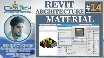 #14 |  How to Apply MATERIAL In Revit Architecture | Wall Material [Deepak Verma]