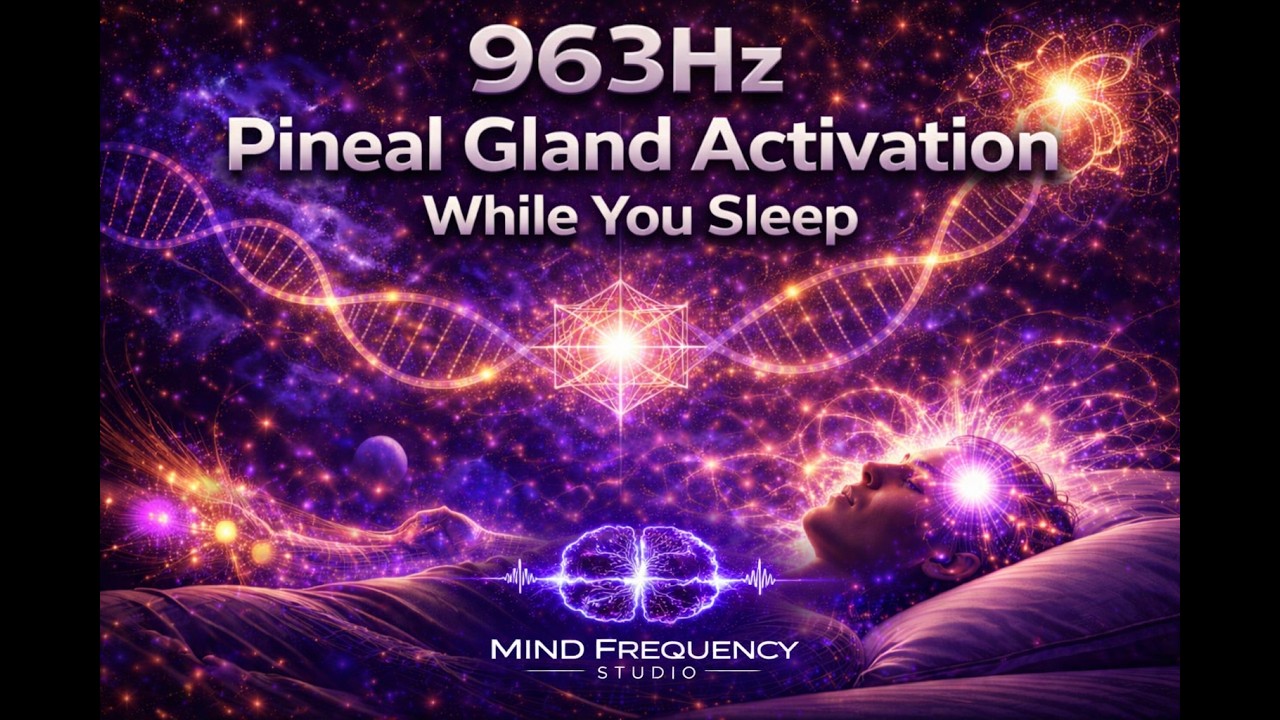 963Hz Pineal Gland Activation While You Sleep | Deep Healing Frequency ...