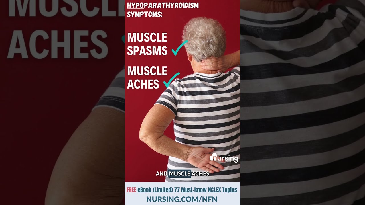 HYPERparathyroidism Vs HYPOparathyroidism Symptoms Shorts Nursing Rn Futurenurse