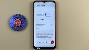 How to enable/disable Select to speak, read the screen on Samsung A03 Android 13