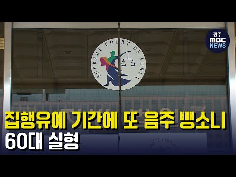 <strong>집행유예</strong> 기간에 또 음주 뺑소니 60대 <strong>실형</strong>