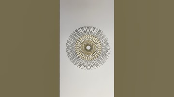 "Creating Mesmerizing Spirograph Patterns" #spirograph #satisfying #asmr #relaxing #shorts  #usa