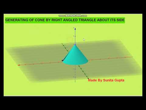 Video: Hoe De Axiale Doorsnede Van Een Rechthoekige Driehoek In Een Kegel Te Vinden?