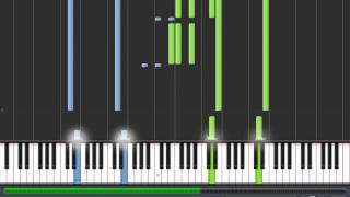 Miniatura de vídeo de "Synthesia - Song of prayer  - FFX Piano collections"