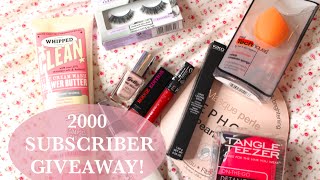 2000 SUBSCRIBER GIVEAWAY & A THANK YOU!
