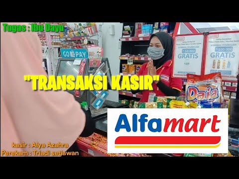 Latihan Transaksi Kasir Alfamart Sindang hayu