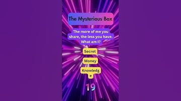 The Mysterious Box #puzzles brainteasers #logicriddles #mindmaze #riddles #trivia #logicpuzzles