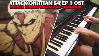 Attack on Titan Season 4 Episode 1 OST - Reiner Transformation / 'WARRIOR' (EPIC ORCHESTRAL COVER)