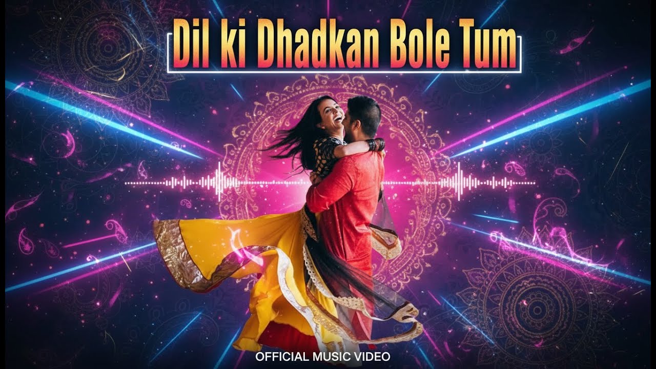 Dil Ki Dhadkan Bole Tum | Romantic Indian Dance Song | AI Music | Bollywood Vibes