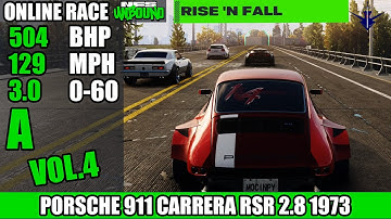 One of The Fastest Cars | A Class Porsche 911 Carrera RSR 28 1973 in NFS Unbound Vol 4