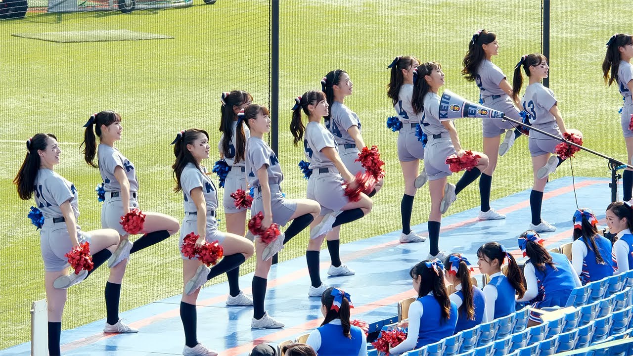 慶應義塾大学】4年生チア「全力少年」 - YouTube