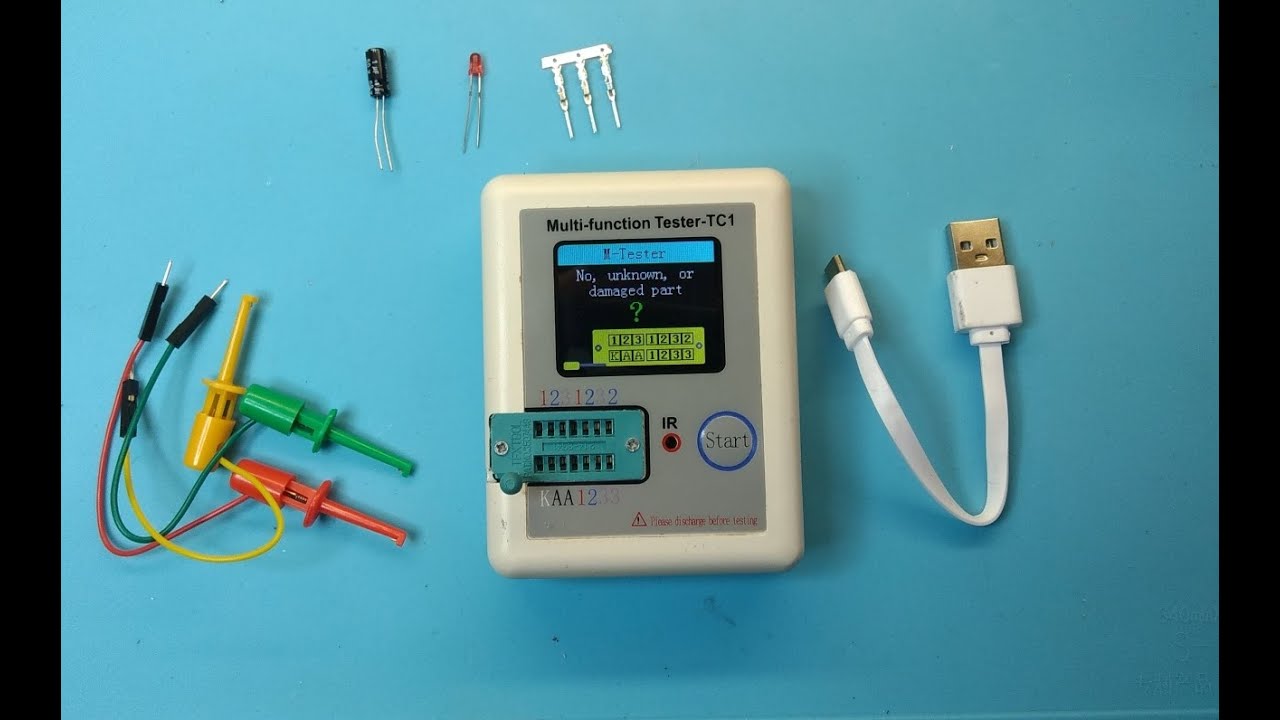 Обзор и ремонт тестера элементов TesterTC1 YouTube