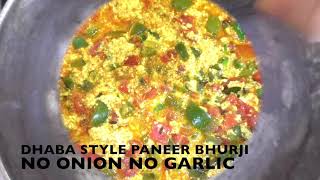 Paneer Bhurji Recipe | Jain Recipe | Velvet Flavours | Nisha Madhulika | Dhaba Style Paneer Bhurji