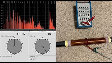 Tuned Ferrite Rod Loopstick Antenna for a Laptop Soundcard SDR VLF RF Receiver: 14Khz Upper Sideband