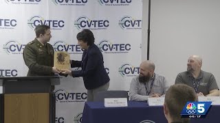 The US Army honors CV-TEC for their growing partnership, which is leading more graduates to join ...