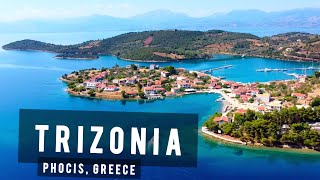 Trizonia Island by drone, Phocis | GREECE 🇬🇷