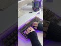 The Keycaps Look Like Crystal Candy 🍬✨ | Aesthetic Keyboard ASMR Typing Sounds