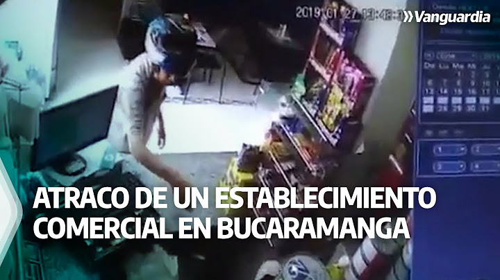 Así fue el atraco de un establecimiento comercial en Bucaramanga | Vanguardia