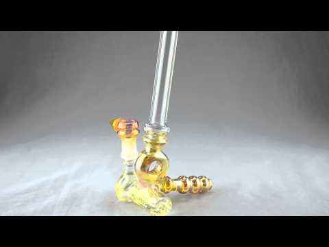 SASHA HESS - 5-Slit Inline Vapor Bubbler w/ 14mm Male Joint & Dome - TheDabLab.com