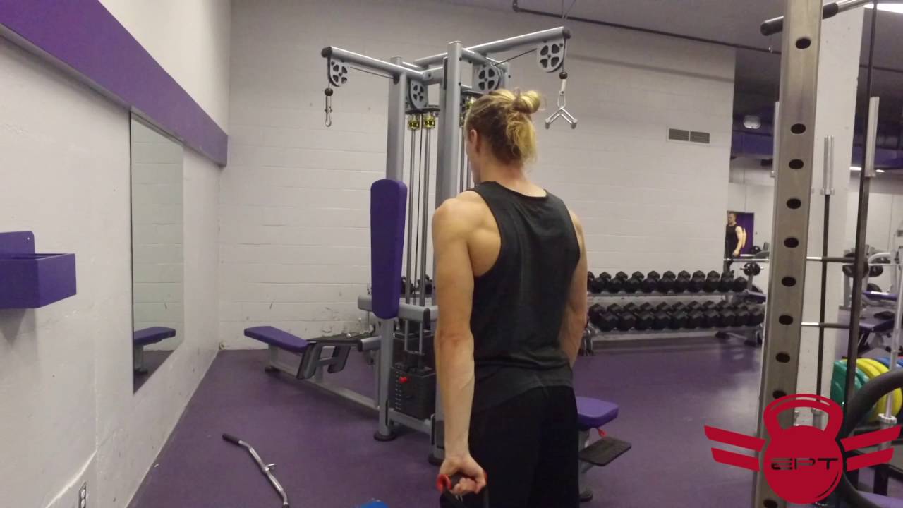 SINGLE ARM CABLE FRONT RAISE YouTube