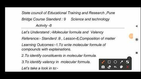 Bridge Course, Standard :9, Science, Activity -8, सेतू अभ्यास, विज्ञान semienglish वर्ग 9 कृती -8