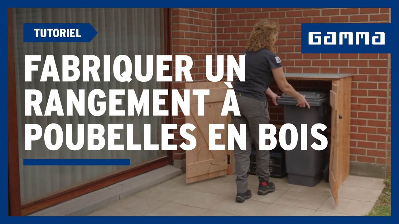 Fabriquer vous-même un rangement à poubelles en bois | GAMMA Belgique