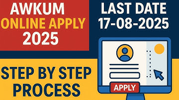 Abdul wali khan university mardan online apply process 2025 || awkum online apply 2025