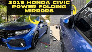 2019 Honda Civic power folding Mirror