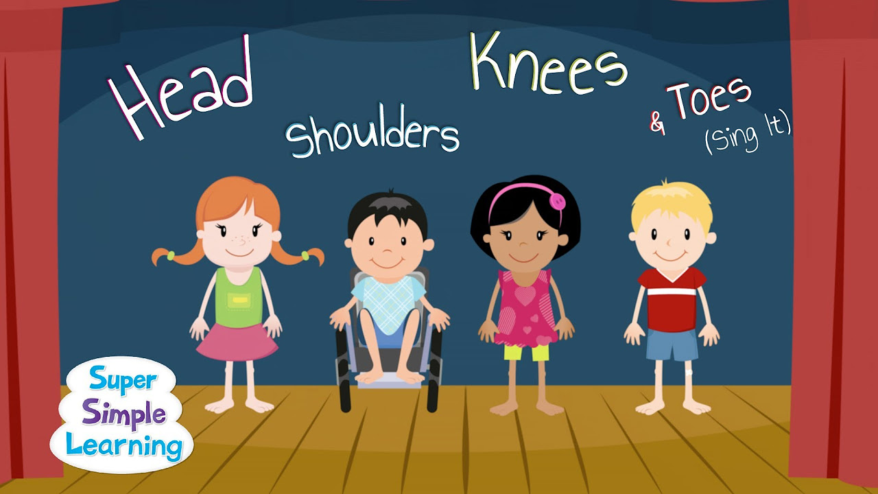 Head Shoulders Knees  Toes Sing It  Follow Along  Super Simple Songs