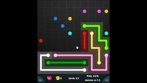 flow game facebook - jumbo pack level 23 Connect the dots