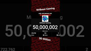 MrBeast Gaming - 50M Subscribers! #shorts
