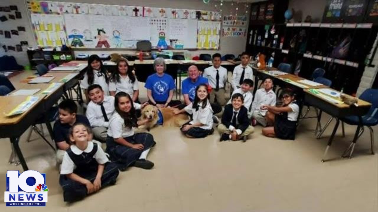 Therapy dog "Miracle" returns to Uvalde