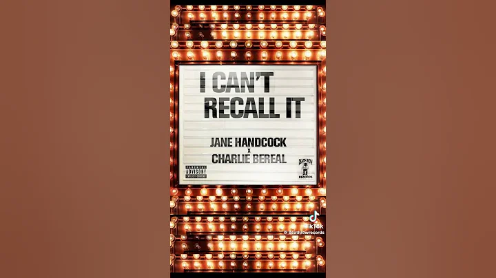 🎶🎤Jane Handcock and Charlie Bereal - "I Can't Recall It" out now all platforms!🎤🎶#share#new#shorts