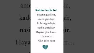 Kalbini Temiz Tut. Şfet Resimi