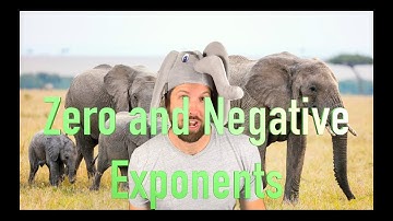 Algebra: Zero and Negative Exponents (7-1)