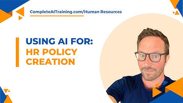 Using AI for HR Policy Creation   AI Training for Human Resources Manager