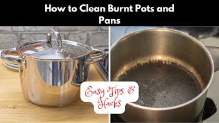 🍳✨ How to Clean Burnt Pots and Pans I Easy Tips & Hacks 🧽  I Clean Life Blog