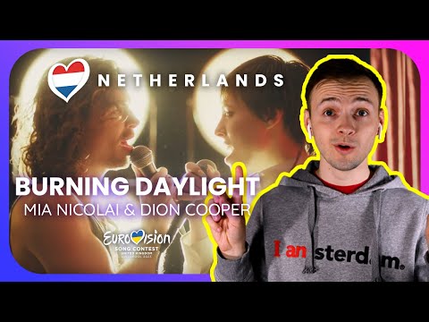 Burning Daylight by Mia Nicolai & Dion Cooper | Reacting to NETHERLANDS's song at Eurovision 2023