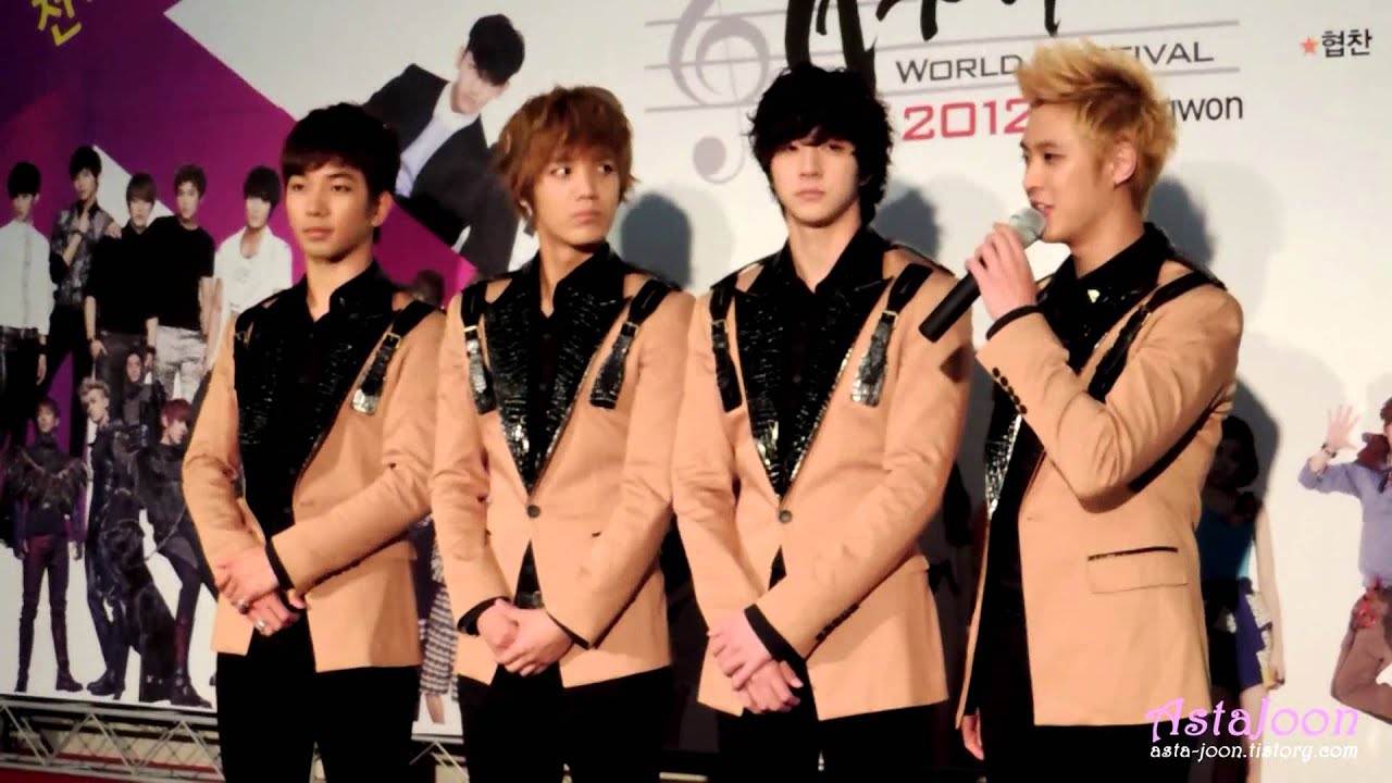 121028 K-POP WORLD FESTIVAL 2012 PHOTOWALL - MBLAQ