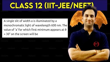 A single slit of width a is illuminated by a monochromatic light of wavelength 600 nm. The value of