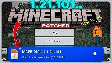 Minecraft Patch 1.21.101 Version | New Update Bug Fix | Minecraft Latest Version