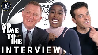 'No Time To Die' Interviews | Daniel Craig, Rami Malek, Lashana Lynch \& More