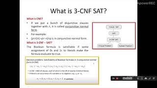 3 CNF SATISFIABILITY