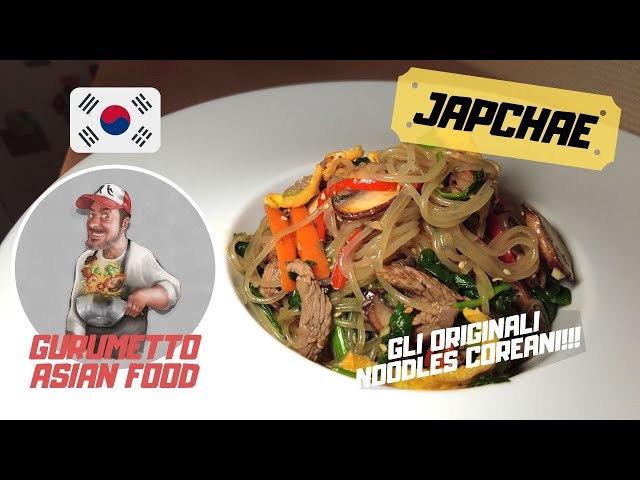 Ricetta JAPCHAE - Gli ORIGINALI noodles COREANi!!! 