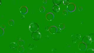 Water Bubble Green Screen Hd