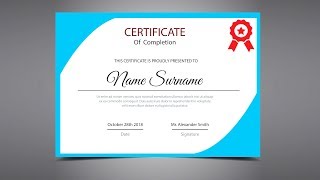 How To Design A Certificate In Adobe Illustrator CC (2022)