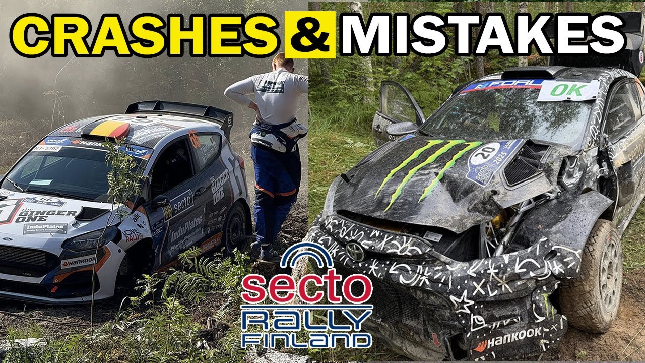 Rally Finland 2025 | Crashes & Mistakes - Jumps & Actions and More