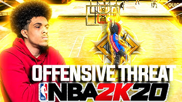 *NEW* LEGEND OFFENSIVE THREAT IS THE MOST FUN BUILD ON NBA 2K20!! 6