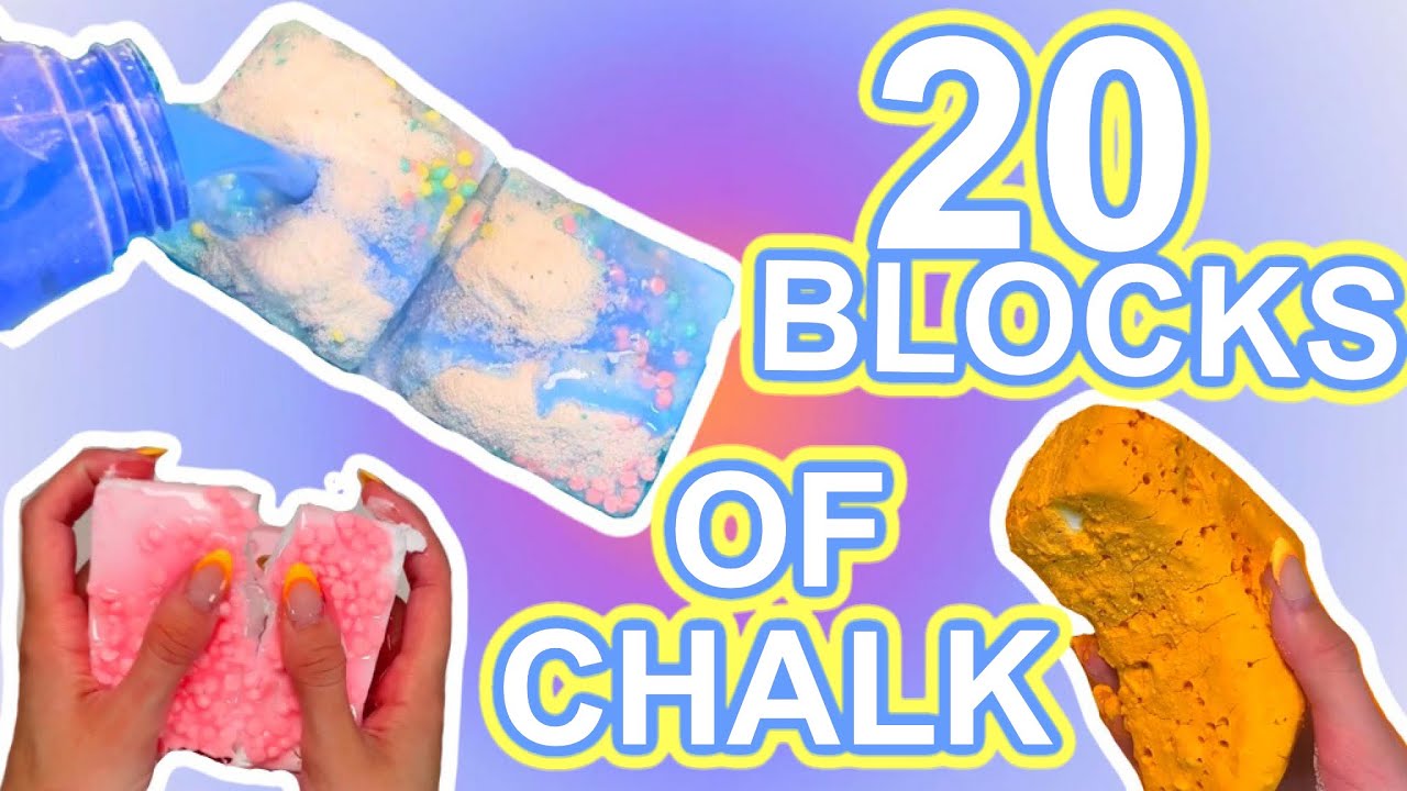 Homemade gym chalk blocks 🤍, ASMR, RELAX, SATISFYING