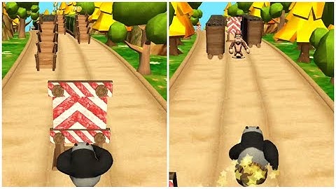 NEW PANDA RUN JUNGLE #17 | PLAY FUNNY RUNNER GAME | ANDROID/IOS